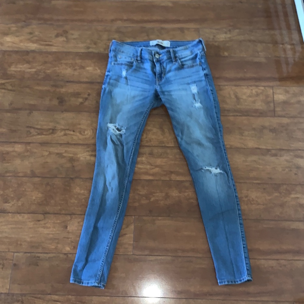 Hollister ripped jeans